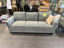 CLOTH SOFA WITH 2 MATCHING CHAIRS