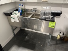 3-COMPARTMENT STAINLESS STEEL SINK