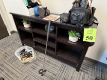 WOOD TV STAND
