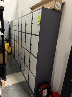 4-Tier Sections Of Lockers