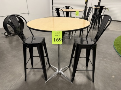 High Top Table With (2) Chairs
