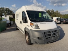 2018 RAM PROMASTER 2500 CARGO VAN (REMOVAL: ST. PETERSBURG, FL)