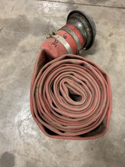 6 inch x 30ft manure hose