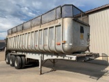 1984 Fruehauf 28ft End Dump Semi Trailer