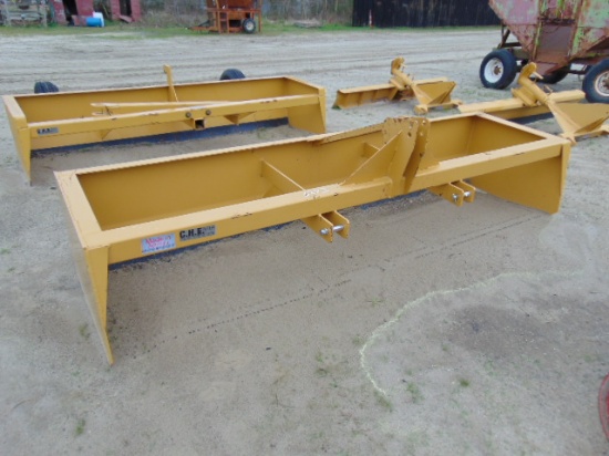 10' FAST HITCH 3PT BOX BLADE