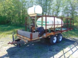 PORTABLE HYDROSEEDER, equipped w/ 500-gallon poly tank, Kohler Command 25.0