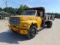 SINGLE AXLE DUMP TRUCK, DETROIT DIESEL, 5SP TRAN, DOUBLE FRAME, HARDEE 14 B