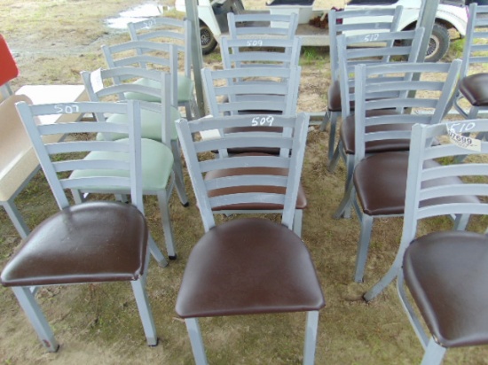 (4) RESTAURANT TABLE CHAIRS