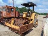 SINGLE DRUM ROLLER, 66'' PAD FOOT ROLLER, TWO POST CANOPY, HOURS: 5455, SN: