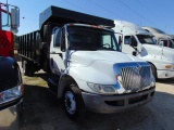 S/A DUMP TRUCK, MAXX FORCE 7 DIESEL ENGINE, AUTO TRANS., 14' METAL BODY