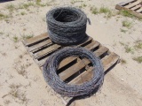 PALLET OF BARBED WIRE FENCE