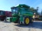 John Deere 9650 STS combine, closed A/C cab, 4x4, dually tires on front, in