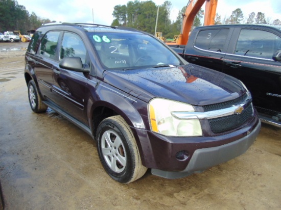 2006 CHEVROLET EQUINOX VIN:2CNDL13F366026148 SUV, A/T, cloth interior, powe