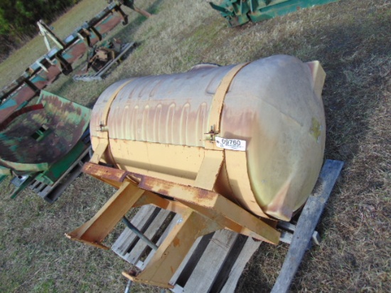 Tank with frame, 140 gal.