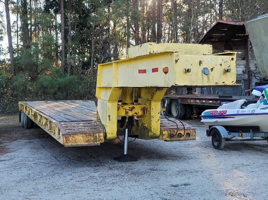 1974 ROGERS VIN:772526011297148 T/A low boy trailor, 96''x29', ground beari