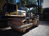 1988 Ingersoll Rand SP48, 48'' Smooth Roller 2 Post Canopy, Doesn't vibrate