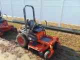 Kubota Z125E zero turn lawn mower, 54'' cut, two post rops, 25hp gas engine