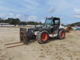 Bobcat V723 Versahandler 4 wheel drive, 4 wheel steer quick attachment, 4'