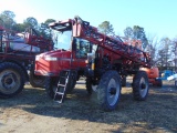 Case IH SPX3185 hi boy sprayer, closed A/C cab, 4 wheel drive, 75' boom wid