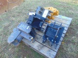 Pallet of excavator bucket quick att.