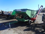 Grain cart with 12 volt Westfield auger on top 4 wheel trailor