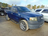 2007 FORD F150 VIN:1FTRF122X7K044766 ext. cab pickup, 4.2L engine, A/T, man