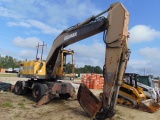 Akerman EW 230B Wheel Excavator, closed cab, outriggers, 12'' trenching Buc