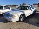 2008 MERCURY GRAND MARQUIS VIN:2MEFM75V28X656255 LS 4 Door Sedan, 4.6L engi