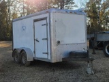 2 axle box trailer