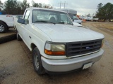 1996 FORD F150 VIN:1FTEF15H6TLB82248 Reg Cab Pickup,5.8L engine,A/T, Vinyl