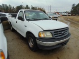2000 FORD F150 VIN:1FTZF1728YNB86338 Reg Cab, 4.2L engine,A/T, Vinyl Interi