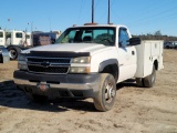 2007 CHEVROLET 3500 VIN:1GBJC34U97E171440 Service Pickup, Dually body, Reg