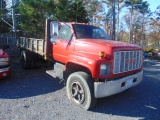 1990 GMC TOPKICK VIN:1GEL7H1P8LJ507891 single axle dump truck, 6.0L gas eng
