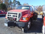 2004 FORD F750 VIN:3FRXF75N84V657980 Super Duty, Etnyre tack truck, CAT C7