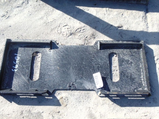 skid steer plate attachment