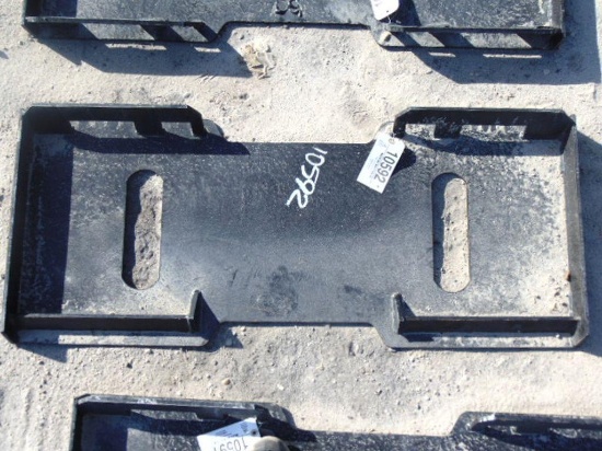 skid steer plate attachment