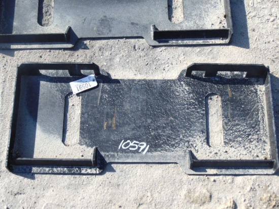 skid steer plate attachment
