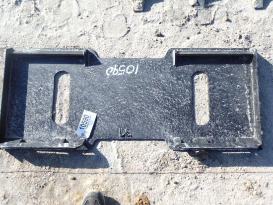 skid steer plate attachment