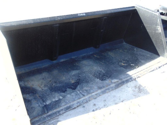 100'' skid steer snow bucket