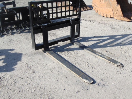 skid steer fork attachment