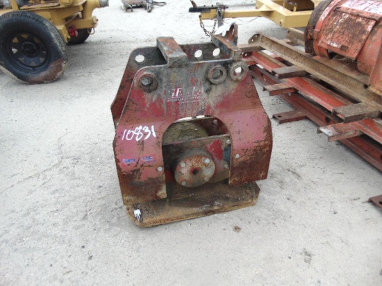 Genpac excavator plate tamp att.