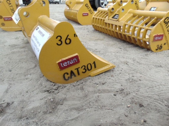 New Teran Clean-Up bucket 36'' for CAT 30130MM pins