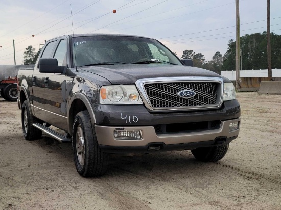 2005 FORD F150 VIN:1FTPW145145X5KE71240 FX4, A/T, Gas Engine, Crew Cab, 4wd, Leather Interior,