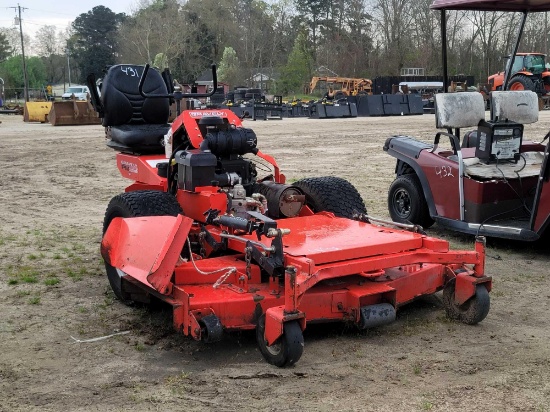 Gravely PM 320 HD front mount zero turn mower, 60 inch cut, hyd deck 1,065 hrs