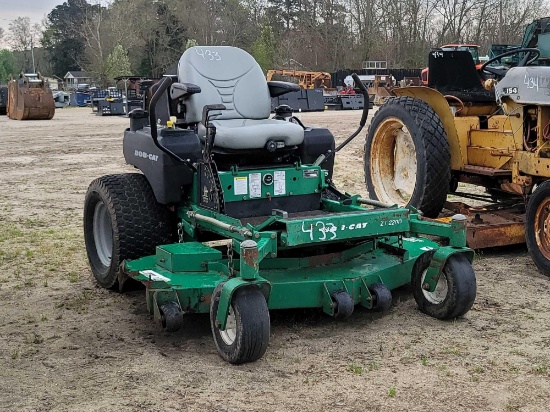 Bobcat ZT 220-D zero turn mower, 61 inch cut, Yanmar 20hp diesel engine, solid front tires