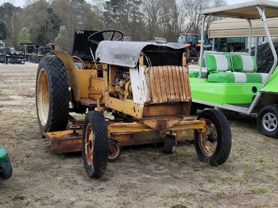 International Cub Lo-Boy 154 Tractor with belly mower, turf tires