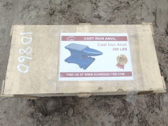 200lb cast iron anvil
