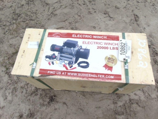 2000 lb electric winch