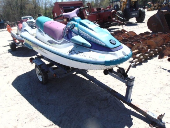 Yamaha Jet Ski with Trailer ***NO TITLE***