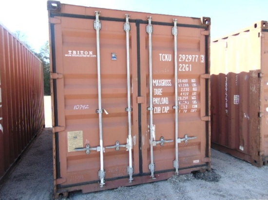 20' Sea Container S/N: TCJKU2929773